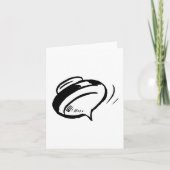 Retro Spinning Top Karte (Vorderseite)