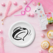 Retro Spinning Top Pappteller (Party)