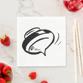 Retro Spinning Top Serviette