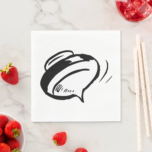 Retro Spinning Top Serviette