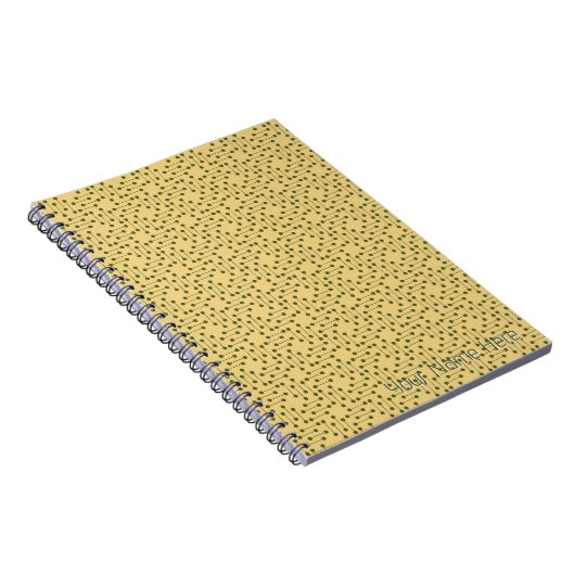 Retro Spiral Notebook Notizblock (Rechte Seite)