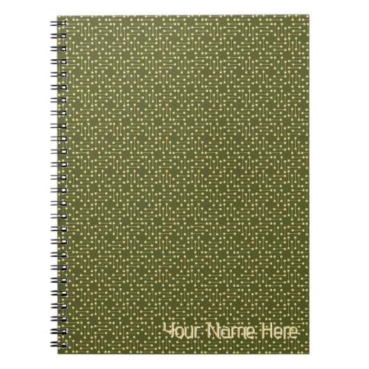Retro Spiral Notebook Notizblock (Vorderseite)