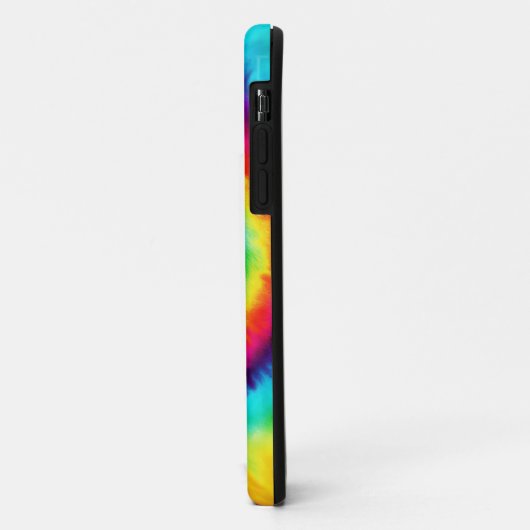 Retro Spiral Rainbow Gefärbte Krawatte Case-Mate iPhone Hülle (Hinten/Links)