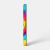 Retro Spiral Rainbow Gefärbte Krawatte Signature Samsung Galaxy Hülle (Linke Seite)