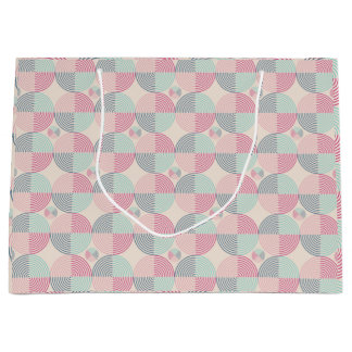 Retro Spiral Vibes Große Geschenktüte