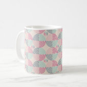 Retro Spiral Vibes Kaffeetasse (Vorderseite Links)