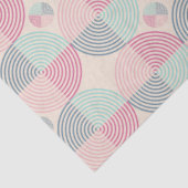 Retro Spiral Vibes Seidenpapier (Ausschnitt)