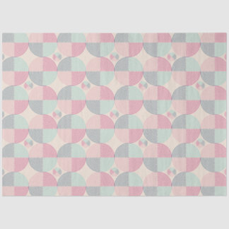 Retro Spiral Vibes Seidenpapier