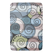 Retro, Spirale Badematte (Vorderseite Vertikal)