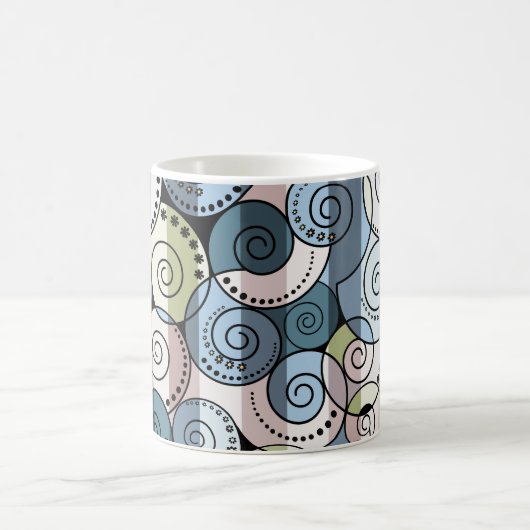 Retro, Spirale Kaffeetasse (Mittel)