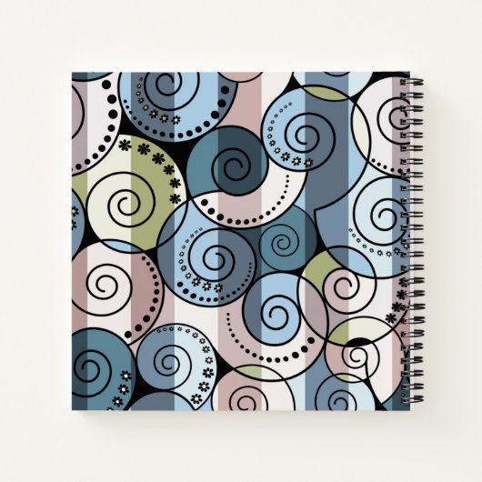 Retro, Spirale Notizblock (Rückseite)