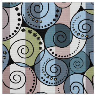 Retro, Spirale Stoff