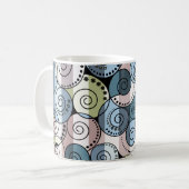 Retro, spiralförmig kaffeetasse (Vorderseite Links)