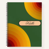 Retro-Spiralnotebook Notizblock (Vorderseite)