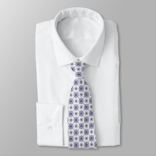 Retro Spiro Burst Neck Tie Krawatte (Gebunden)