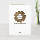 Retro Spitz Geburtstagskarte Karte (Rückseite)