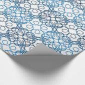 Retro Spitzemuster Geschenkpapier (Ecke)