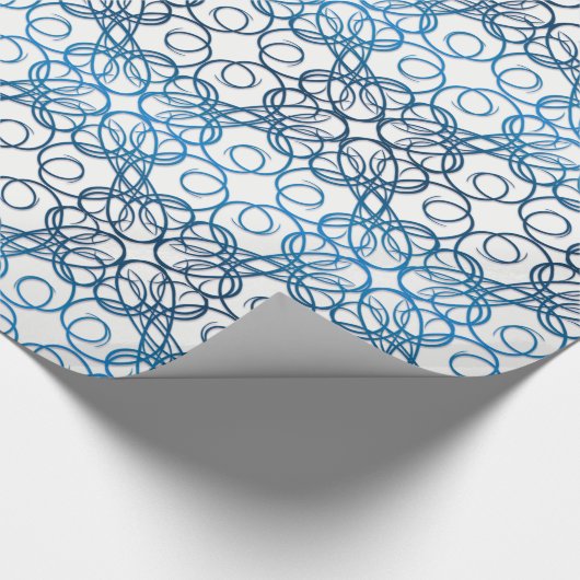 Retro Spitzemuster Geschenkpapier (Ecke)