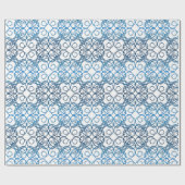 Retro-Spitzenmuster Geschenkpapier (Flach)