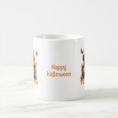 Retro spookoky Halloween Horror Spuk Haus Kaffeetasse (Mittel)