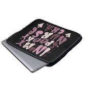 Retro Spooky Nurse Quote Halloween Laptopschutzhülle (Vorne Knopf)