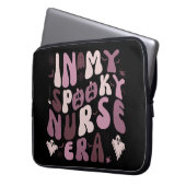 Retro Spooky Nurse Quote Halloween Laptopschutzhülle (Vorderseite Links)