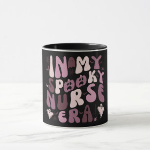 Retro Spooky Nurse Quote Halloween Tasse