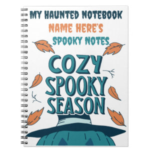 Retro Spooky Pumpkin Halloween Gemütliche Spooky J Notizblock