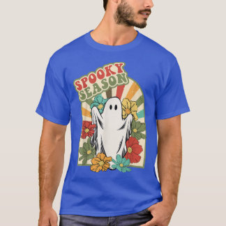 Retro Spooky Season ästhetisches Ghost Halloween T-Shirt