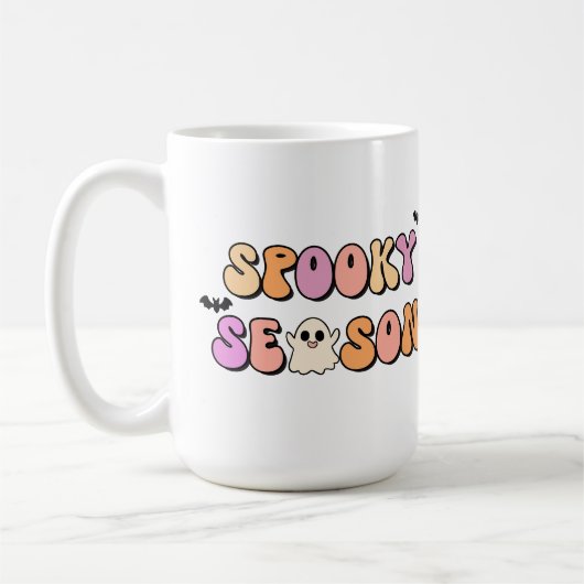 Retro Spooky Season Kaffeetasse (Links)