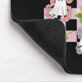 Retro Spooky Strawberry Ghost Halloween Ghost Cott Mousepad (Ecke)