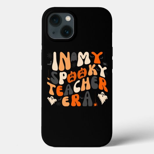 Retro Spooky Teacher Halloween Case-Mate iPhone Hülle (Rückseite)