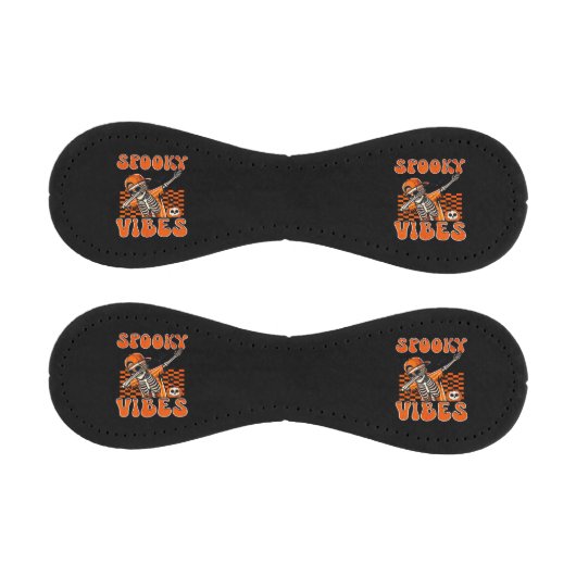 Retro Spooky Vibes Dabbing Skeleton Halloween Baseball (Paneele)