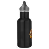 Retro-Sportwasserflasche Edelstahlflasche (Links)