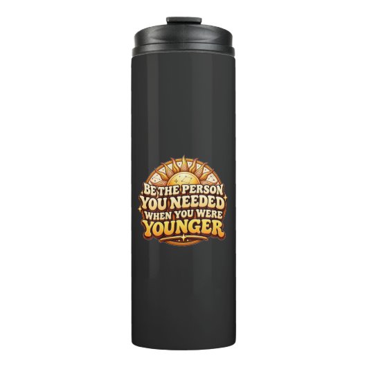Retro-Sportwasserflasche Thermosbecher (Vorderseite)