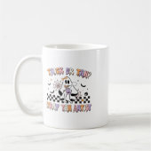 Retro Spray Tan Artist Halloween Ghosts Sif Ta Kaffeetasse (Links)