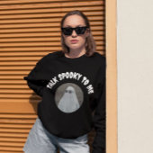 Retro spricht mit mir Cooles Geisterhaus Sweatshirt