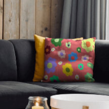 Retro Spring Blume farbenfrohe florale Wohngestalt