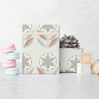 Retro Spring Blume Geschenkpapier