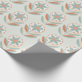 Retro Spring Blume Geschenkpapier (Ecke)