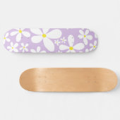 Retro Spring Daisies #1 #decor #art Skateboard (Horizontal)