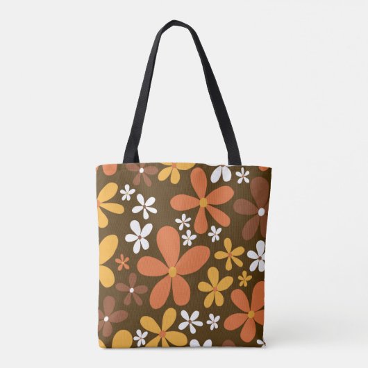 Retro Spring Daisies #2 #decor #art Tasche (Rückseite)