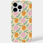 Retro spring flowers Case-Mate iPhone hülle (Rückseite)