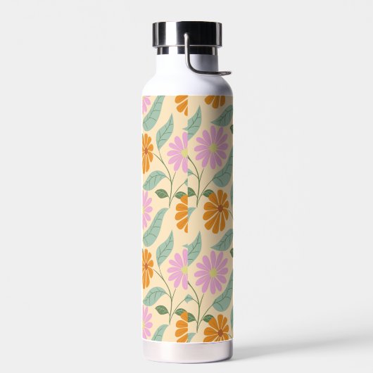 Retro spring flowers trinkflasche (Links)