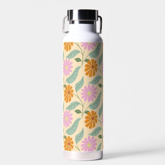 Retro spring flowers trinkflasche (Vorne)