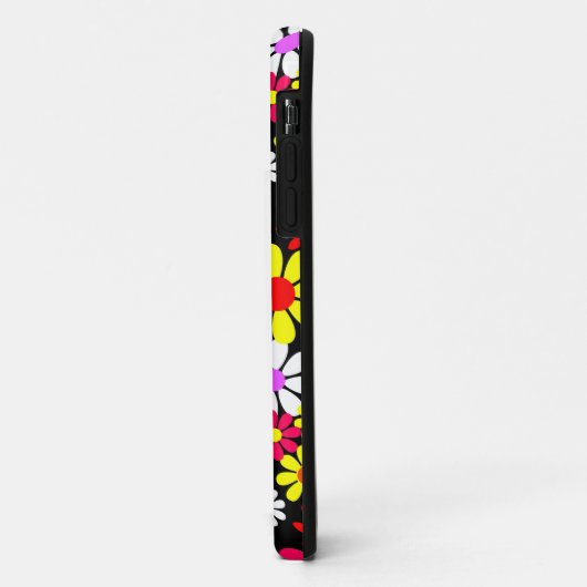 Retro Spring Hippie Blume Power Case-Mate iPhone Hülle (Hinten/Links)