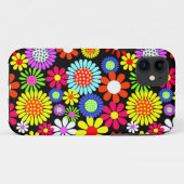 Retro Spring Hippie Blume Power Case-Mate iPhone Hülle (Rückseite (Horizontal))