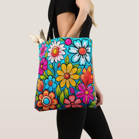 Retro Spring Hippie Blume Power Tasche (Von Nahem)