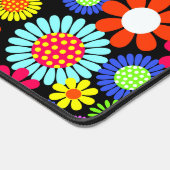 Retro spring hippie flower power schreibtischunterlage (Ecke)