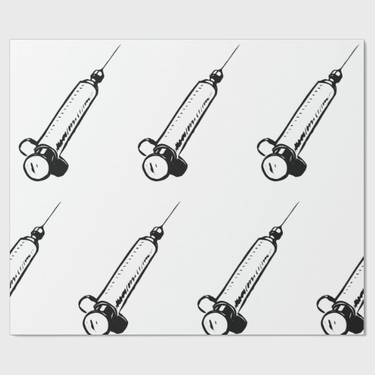 Retro-Spritze Geschenkpapier (Flach)